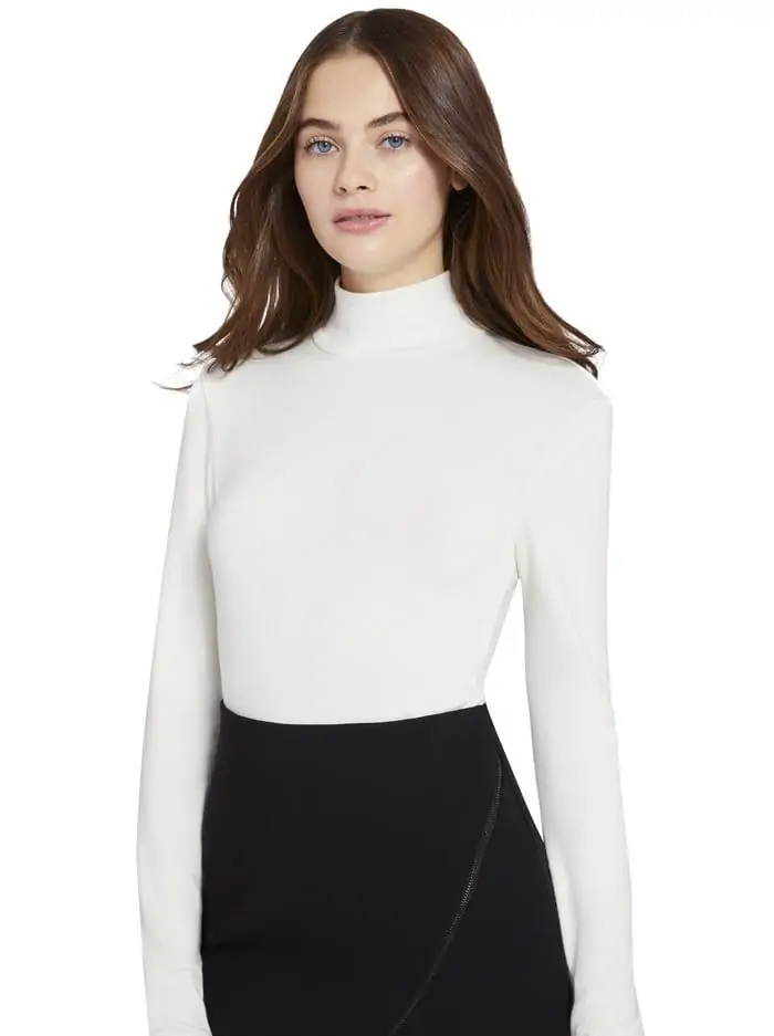 GARRISON SLIM MOCK NECK TOP